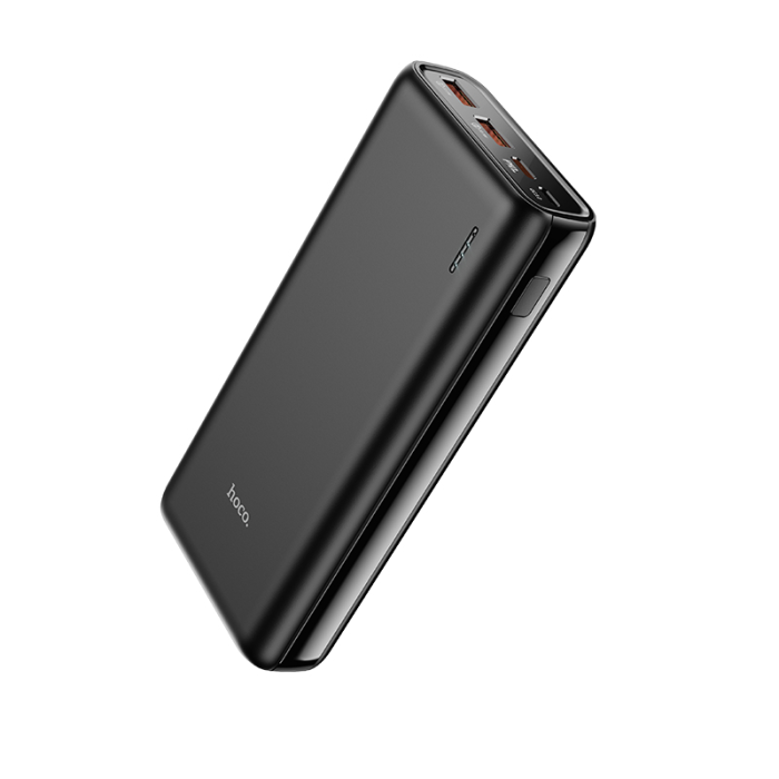 Hoco 20000 mAh J80A зі швидкою зарядкою 2USB/1Type-C, 22.5W, 5A, QC/PD| Чорний