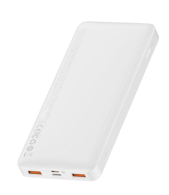 Baseus Bipow Digital Display 10000 mAh 20W Overseas Edition PPBD050502 біла