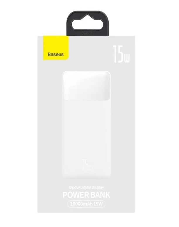 Baseus Bipow Overseas 15W 10000 mAh білий PPBD050002 / PPBD10