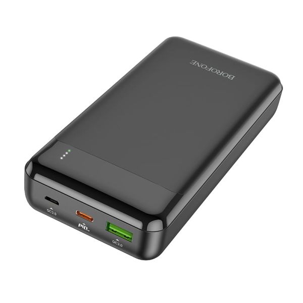 Повербанк BOROFONE BJ19A 20000mAh 20W QC 3.0/PD Black