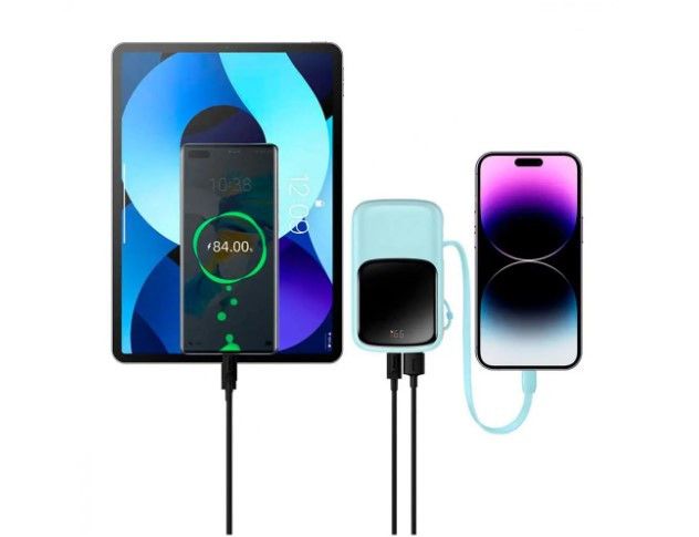 Baseus Qpow Digital Display 10000 mAh 15W iP Edition Blue PPQD050103