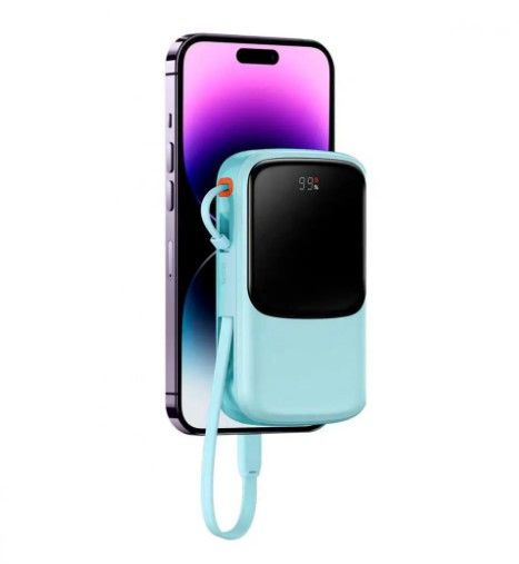 Baseus Qpow Digital Display 10000 mAh 15W iP Edition Blue PPQD050103