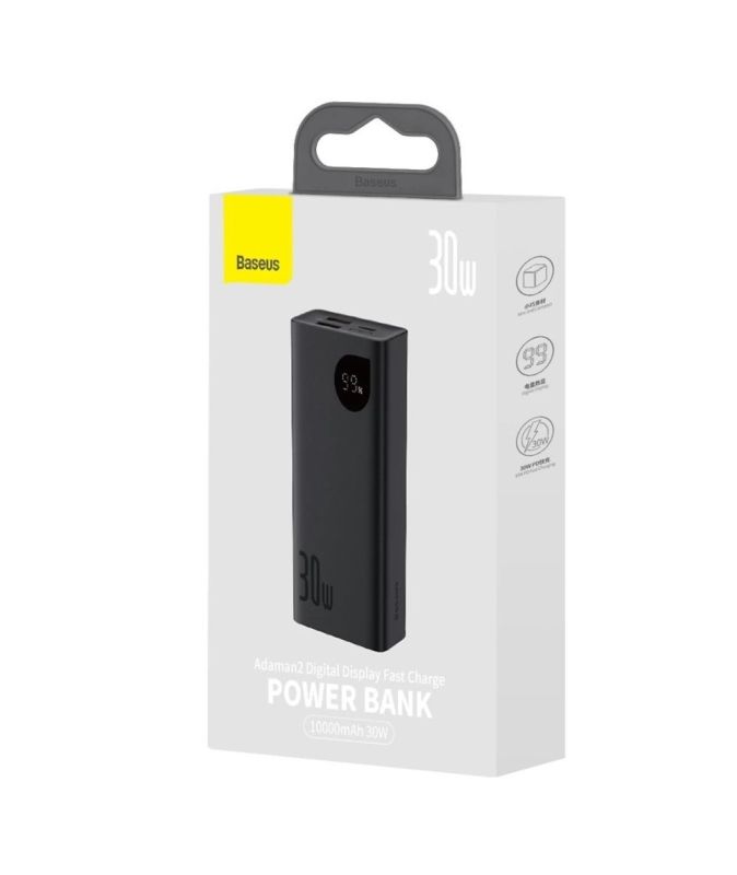 Baseus  Adaman2 Digital Display Fast Charge 10000 mAh 30W Black PPAD040101