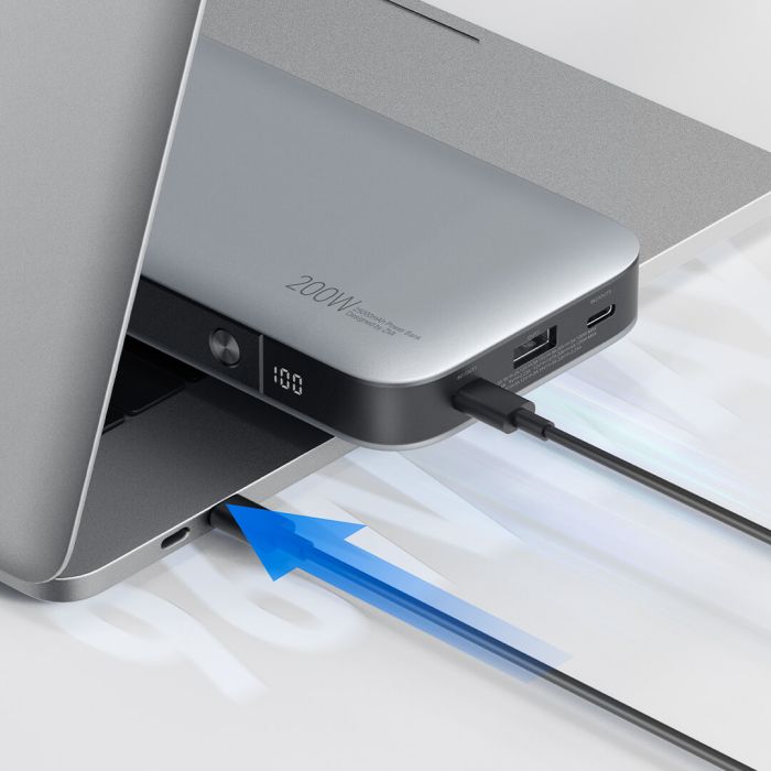 Xiaomi ZMi Multifunctional Power Bank 25000 mAh Silver (QB826G)