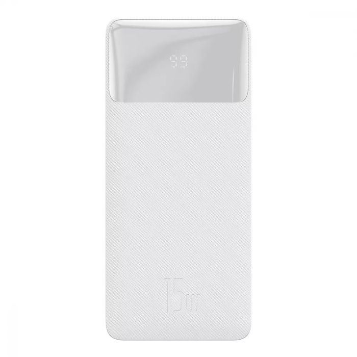 Baseus PPBD050102 Bipow Overseas 15W 20000 mAh 2Usb/type-c білий