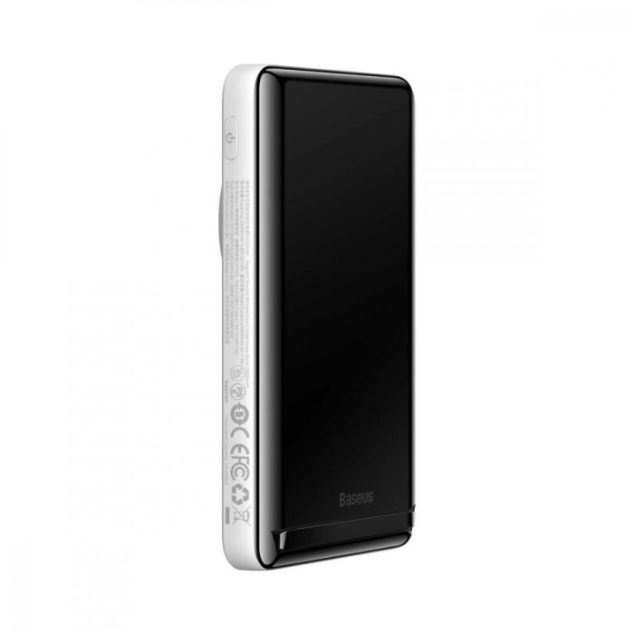 Baseus Magnetic Bracket Wireless Fast Charge 10000 mAh Type-C 20W/3A PD/QC PPCX000002 white