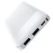 Hoco J72 Easy travel (10000 mAh / Out: 2USB 5V/2A / In: Type-C, micro-USB 5V/2A ) з LED індикатором, білий