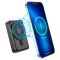 Hoco Q11 MagSafe Wireless Charger 3-in-1 (10000 mAh / Out: Type-C 20W / In: Type-C 18W ) з LED індикатором, чорний