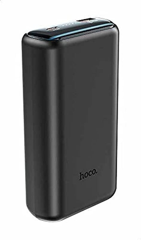 Hoco Q1A Kraft (20000 mAh / Out: USB-A 22.5W, Type-C 20W / In: Type-C 20W ) з LED Дисплеєм, чорний