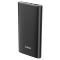 Hoco J83 (10000 mAh зі швидкою зарядкою 20W PD Type-C, 18W QC3.0 USB / Вхід: 18W Type-C, micro-USB) з LED індикатором, метал, чорний