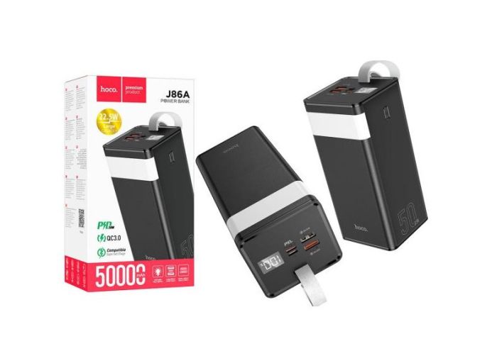 Hoco J86A 50000 mAh PD20W+QC3.0 22.5W Черный