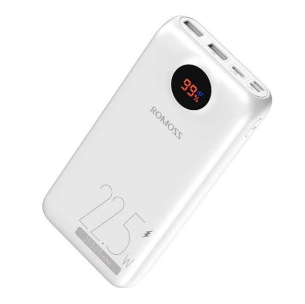 Romoss 30000 mAh 22.5W PSw30PF Біла
