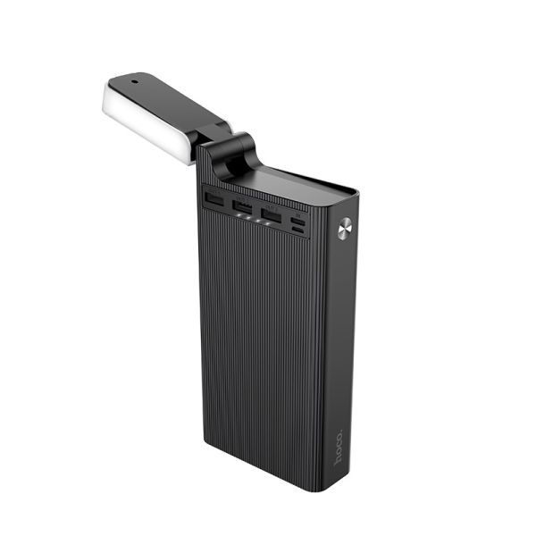 Повербанк Hoco J62 Jove Table Lamp (30000 mAh / Out: 2USB 5V/2A / In: Type-C, micro-USB 5V/2A ) з LED індикатором, чорний