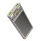 Hoco J103 (10000 mAh / Out: 2USB 22,5W QC3.0, Type-C 20W PD / In: Type-C 18W PD ) з LED Дисплеєм, сірий