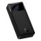 Baseus PPDML-J Bipow 15W 20000 mAh Out: 2USB + QC3.0 Type-C: 5V/3A Max 15W / In: Micro 5В/2А (10W), Type-C 5В/3А (15W) з Дисплеєм, Black