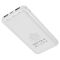 Hoco J82 Easylink (10000 mAh / Out: 2USB 5V/2A / In: Type-C, micro-USB 5V/2A ) з LED індикатором, білий