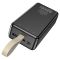 Hoco J91B (30000 mAh / Out: 2USB 5V/2A / In: Type-C, micro-USB 5V/2A ) з LED індикатором, чорний