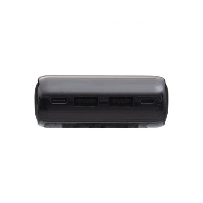 Hoco J59A Famous (20000 mAh / Out: 2USB 5V/2A / In: Type-C, Lightning, micro-USB 5V/2A ) з LED індикатором, чорний