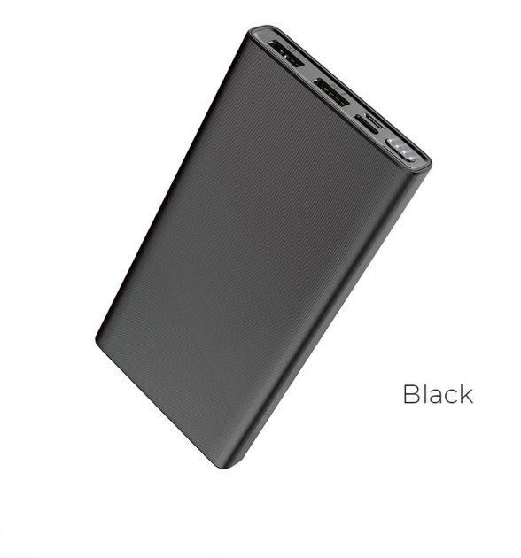 Hoco J55 Neoteric Mobile 10000 mAh 2 А 5V 2USB Чорний