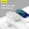 Baseus  PPDML-I02 Bipow Digital Display 10000 mAh 2USB/1Type-C, 3A/15W, QC| (153*69*17 мм) white