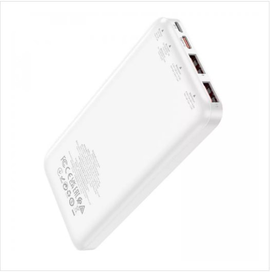 Hoco J101 Astute 22.5W 10000 mAh 2xUSB/Type-C білий