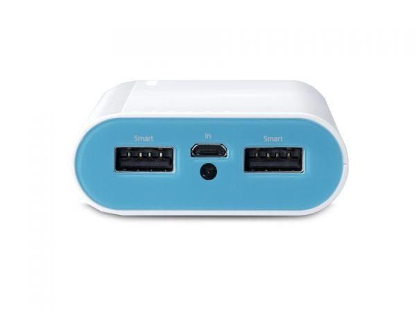 TP-LINK 15600 mAh 2 порта USB 2.0 с фонариком White (TL-PB15600)