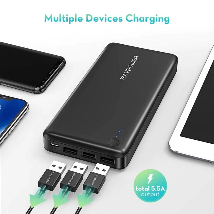 Yoobao K13 Ravpower 26800 mAh Чорний