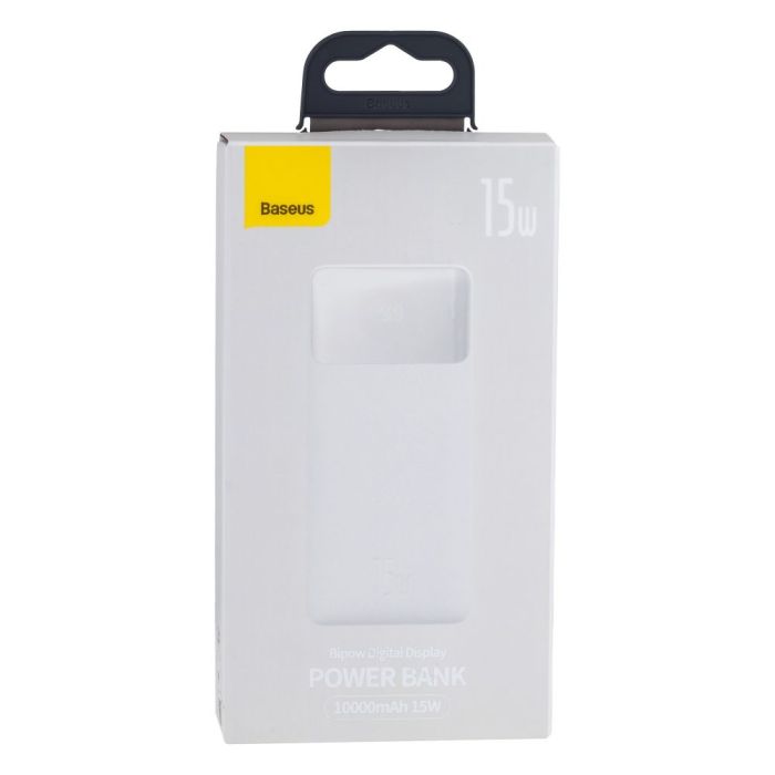 Baseus PPDML-I Bipow 15W 10000 mAh Білий