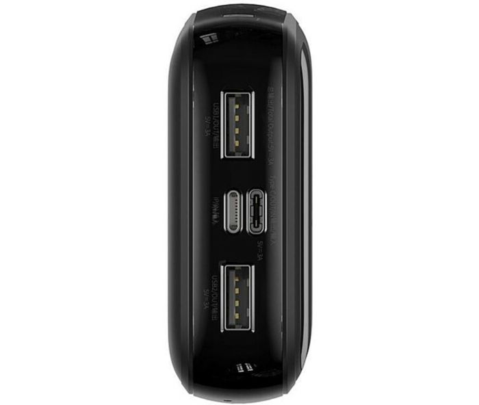 Baseus Qpow Digital Display 20000 mAh 15W Black (With IP Cable) Black