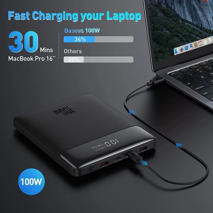 Baseus Blade 20000 mAh 100W 5A чорний (PPDGL-01)