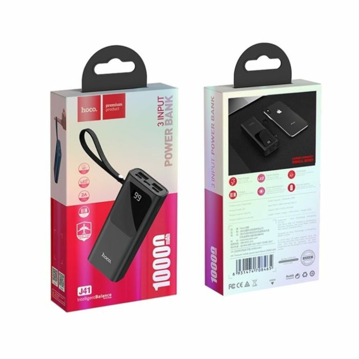 Hoco J41 Treasure Mobile 10000 mAh Black