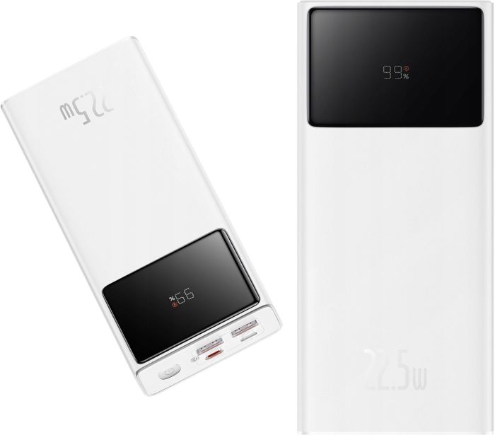Baseus Star Lord Display 22.5W 20000 mAh White (PPXJ060002)