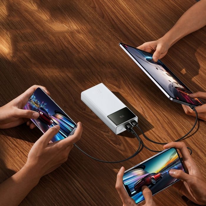 Baseus Star Lord Display 22.5W 20000 mAh White (PPXJ060002)
