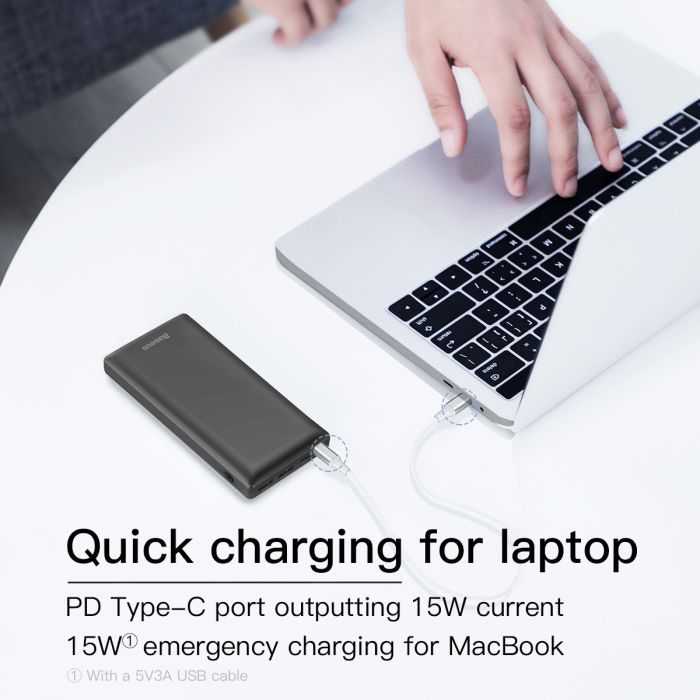 Baseus Mini JA 30000 mAh 15W PD Black (PPJAN-C01)