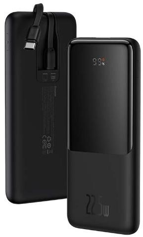 Baseus Elf Digital Display 10000 mAh 22.5W Black (PPJL010001)