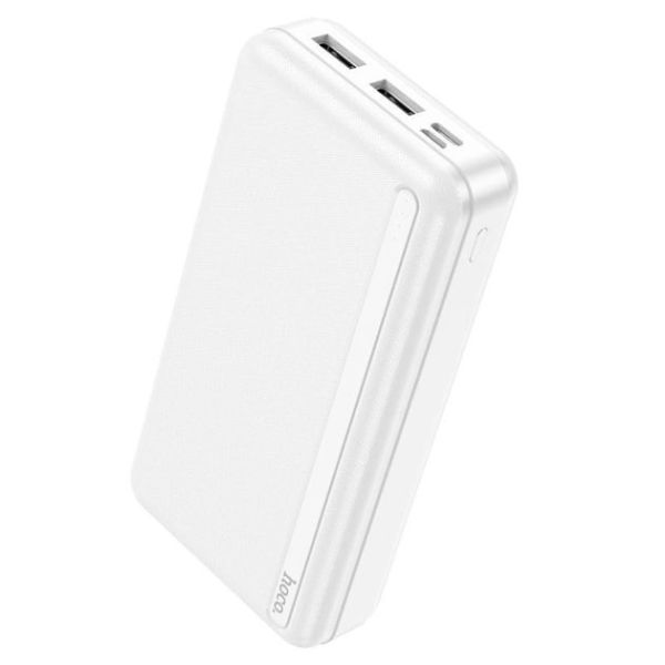 Зовнішній акумулятор Павербанк HOCO J91A Power Bank 20000mAh White
