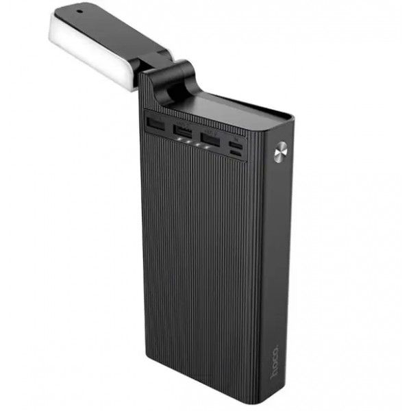 Powerbank Hoco J62 30000 mAh Type-C з ліхтариком Чорний G-2444
