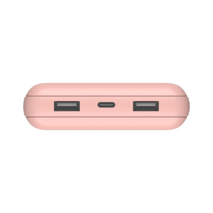 Belkin 15W Dual USB-A 20000 mAh Рожево-золотий (BPB012BTRG)