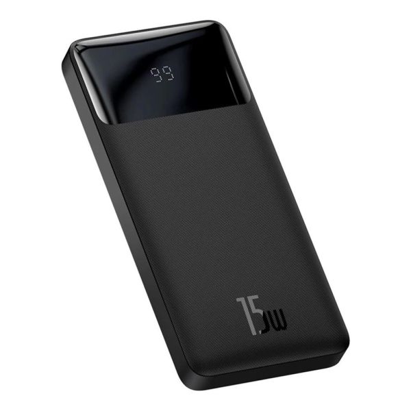 Baseus Bipow Digital Display Power Bank 10000mAh 15W Black Overseas Edition (PPBD050001)