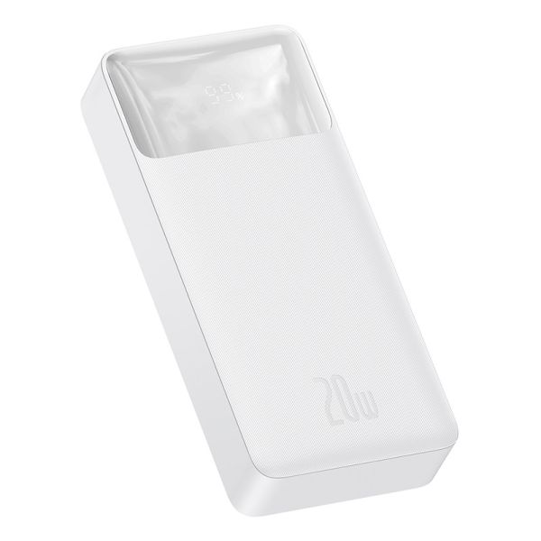 Портативний акумулятор Baseus Bipow Digital Display OE 20000mAh 20w (PPBD050302) білий