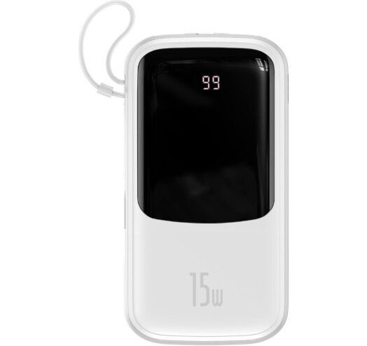 Baseus Qpow 20000 mAh 15 W Display (PPQD-G02) White