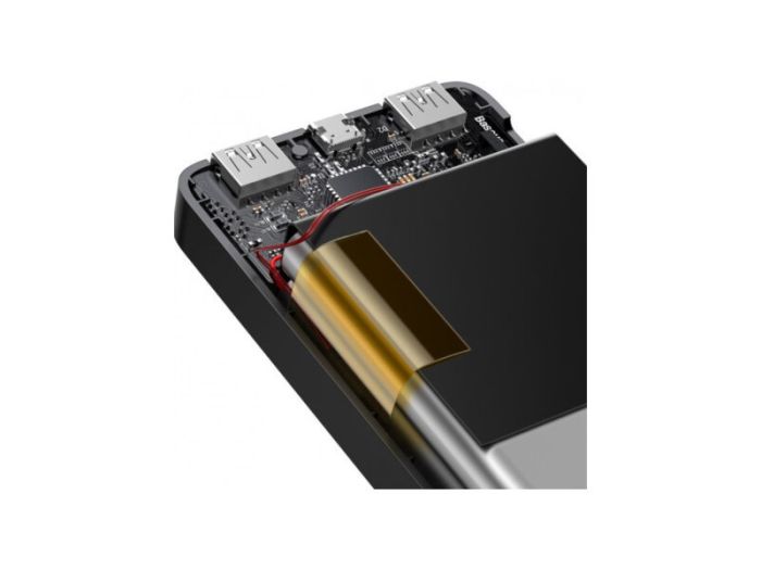 Baseus Bipow Digital Display 15W 20000 mAh Black (PPDML-J01) чорний
