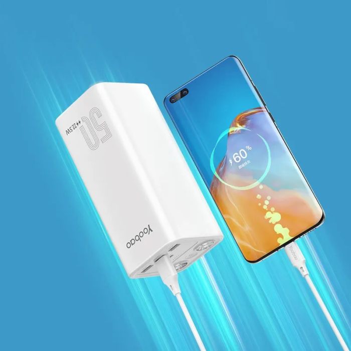Yoobao H5 50000 мА·год 22.5 Вт Білий