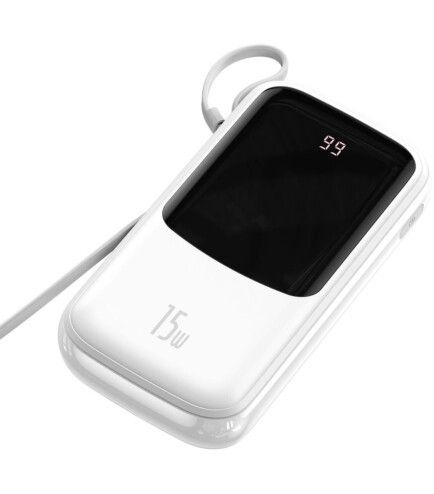 Baseus Qpow 20000 mAh 15W Display (PPQD-G02) White