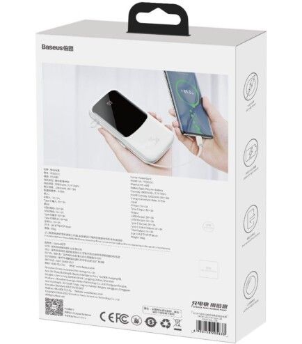 Baseus Qpow 20000 mAh 15W Display (PPQD-G02) White