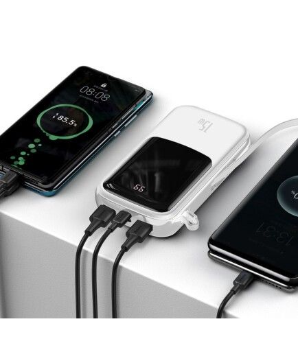 Baseus Qpow 20000 mAh 15W Display (PPQD-G02) White