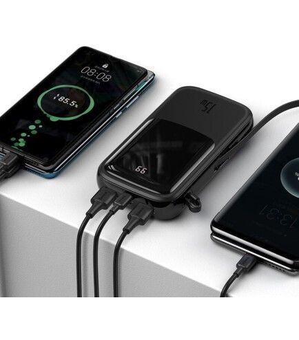 Baseus Qpow 20000 mAh 15W(+Type-C) PPQD-G01 Black