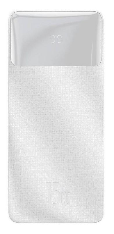 Baseus  Bipow Digital Display 30000 mAh 15W InternML-K02 White
