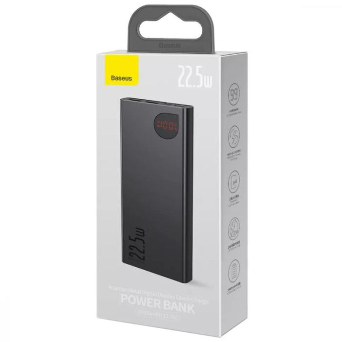 Baseus Adaman Metal QC 22.5W Overseas Edition 10000 mAh (PPAD070001) Black