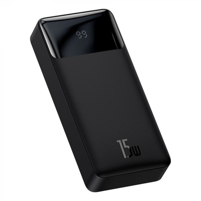 Baseus Bipow Digital Display Overseas 15W 20000 mAh Black (PPBD050101)